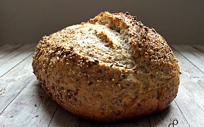 Poderoso hogazón de semillas.